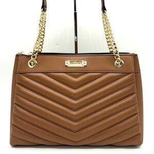 Michael Kors Whitney Medium Quilted Tote Bag Luggage